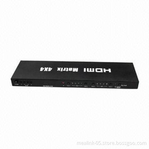 HDMI® Matrix, 4 to 4 Switchers with Upgrading Function IR and EDID